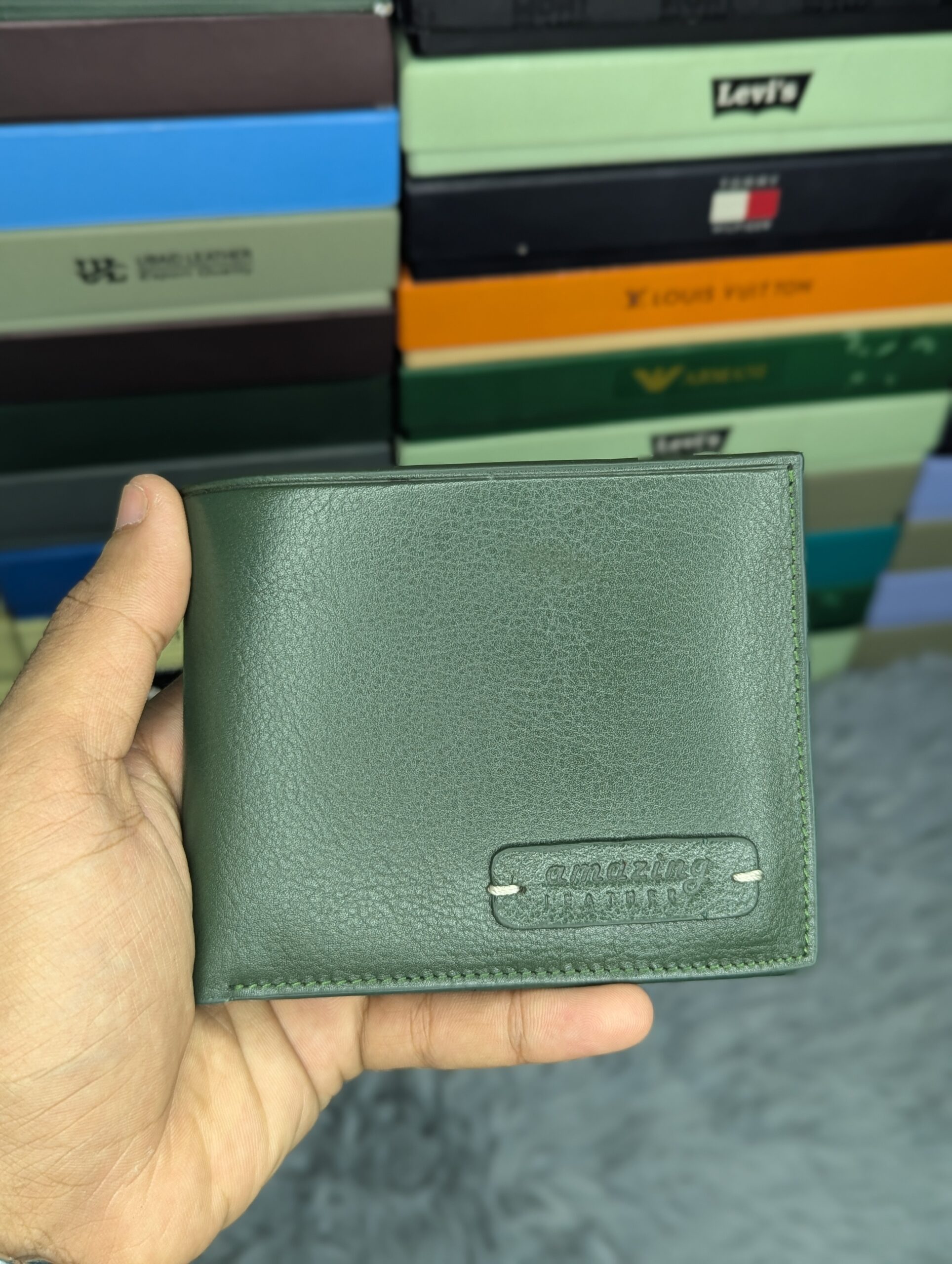 Premium Executive Leather Wallet | Stylish, Slim & Durable | Perfect Gift for Men 🎁Green - Image 2