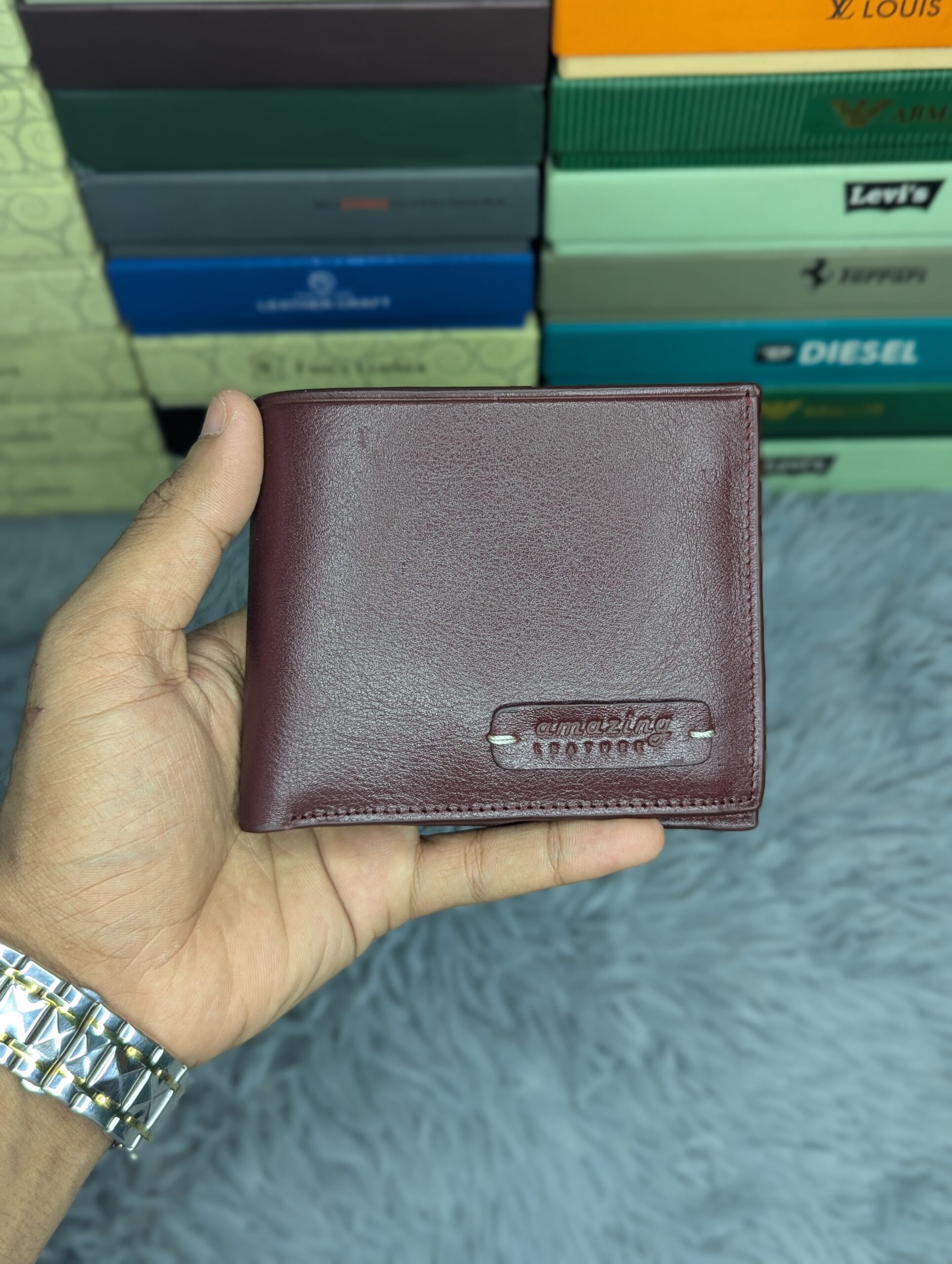 Premium Executive Leather Wallet | Stylish, Slim & Durable | Perfect Gift for Men 🎁Choclate - Image 2