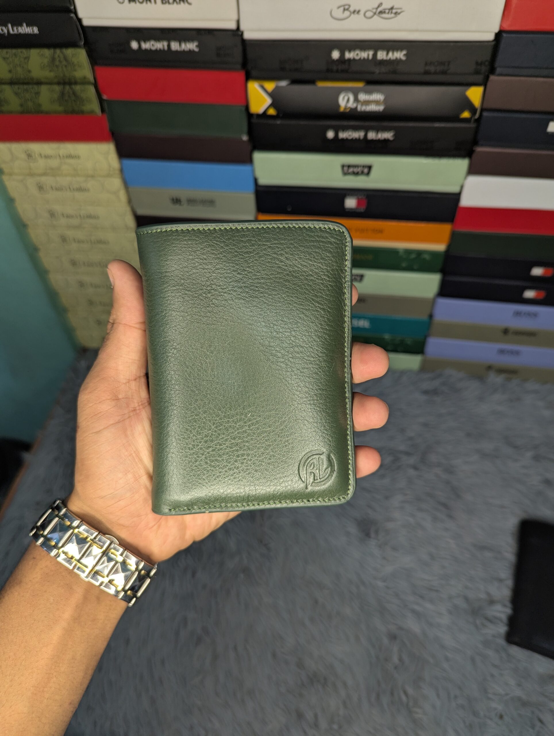 Executive Leather Wallet | Stylish, Slim & Durable | 🎁Green - Image 2