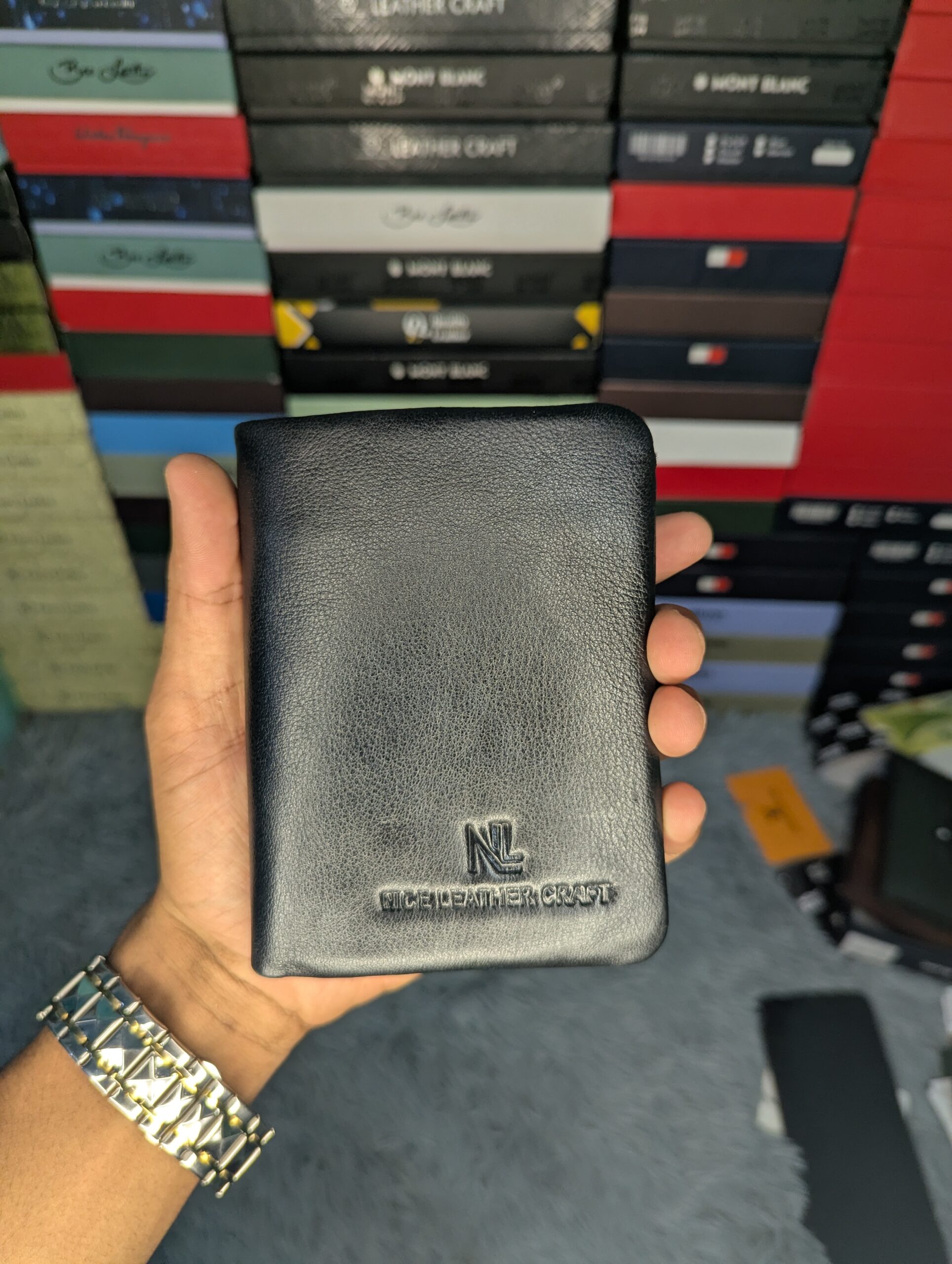 Premium Black Cow Leather Wallet – Stylish Everyday Essential - Image 2